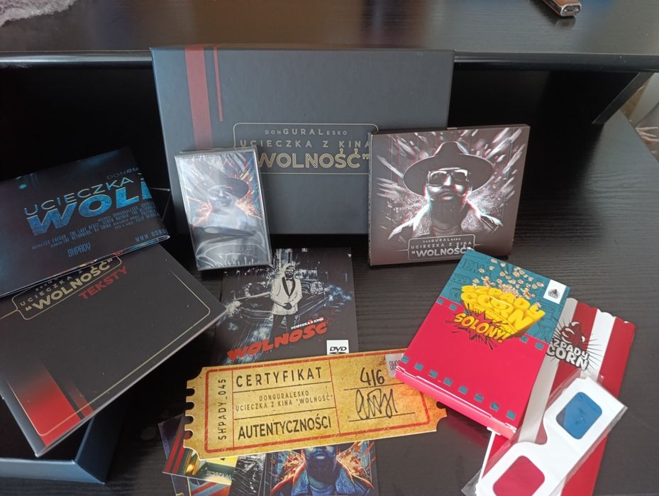 donGURALesko BOX gadżety certyfikat