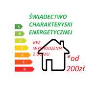 Świadectwo charakterystyki energetycznej TANIO świadectwo energetyczne