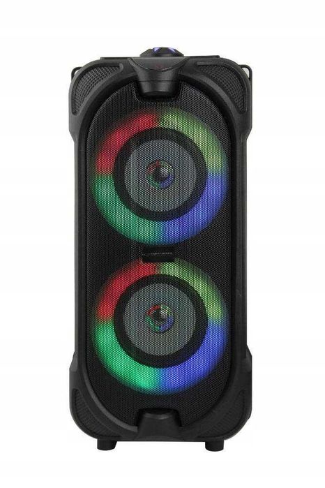 Przenośny głośnik Bluetooth z podświetleniem BT FM LED RGB RYTHM NOWY