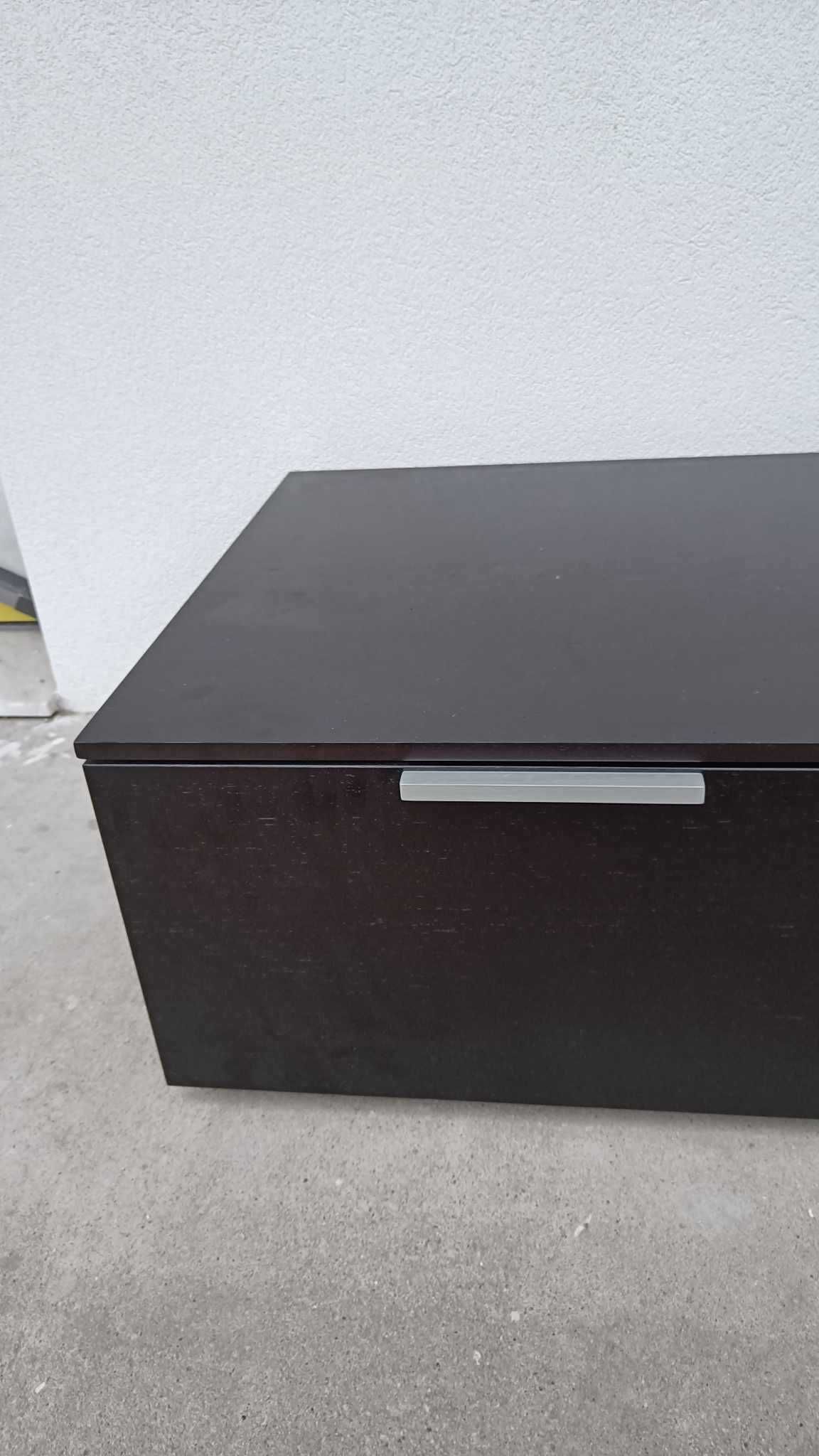 Móvel em Madeira Wengué com 2 Gavetas (Fabricante: Linha Recta)