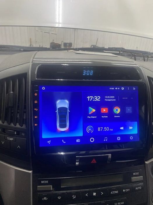 магнітола для Toyota Land cruiser 200 2007-2015 Android, під камеру