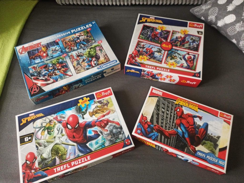 Puzzle spiderman i avengers