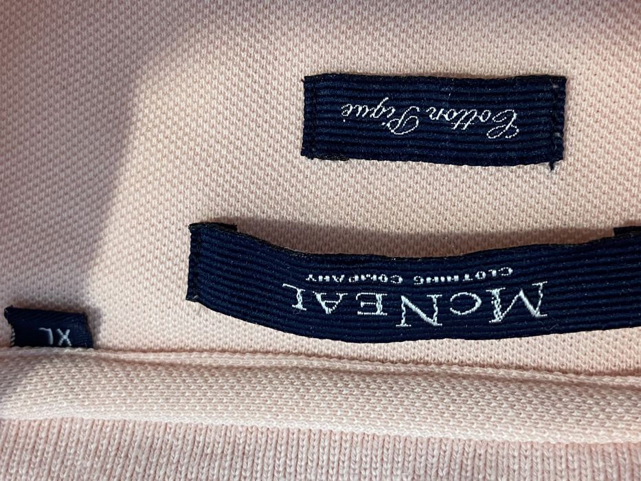 Mc Neal XL różowa męska koszulka krótki rękaw polo t-shirt