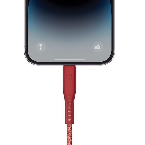 Kabel 3A Pd Mfi 60W Charge Usb-C Energea Czerwony/Red Lightningc94