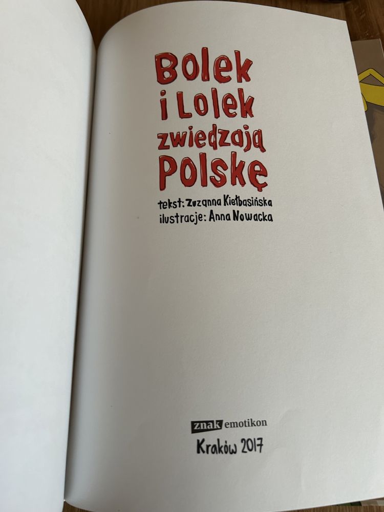 Książka Bolek i Lolek zwiedzają Polskę