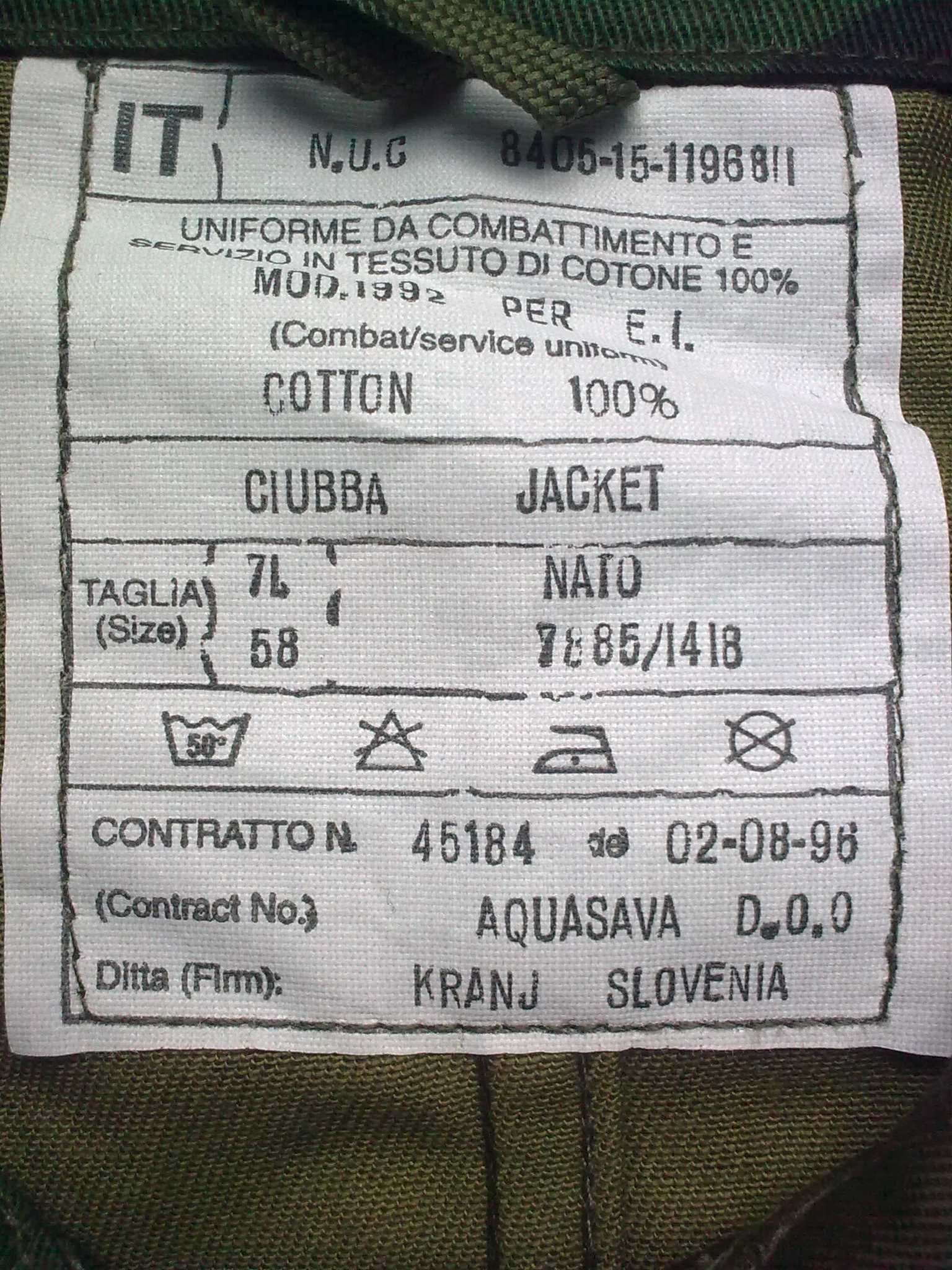 Комплект формы китель +брюки+кепка.Армия Италии.100% Оригинал.Новый.