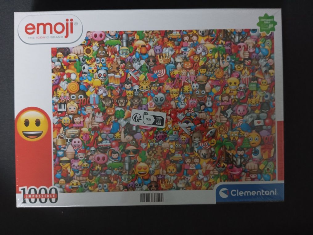 NOWE Puzzle 1000 Clementoni impossible emoji