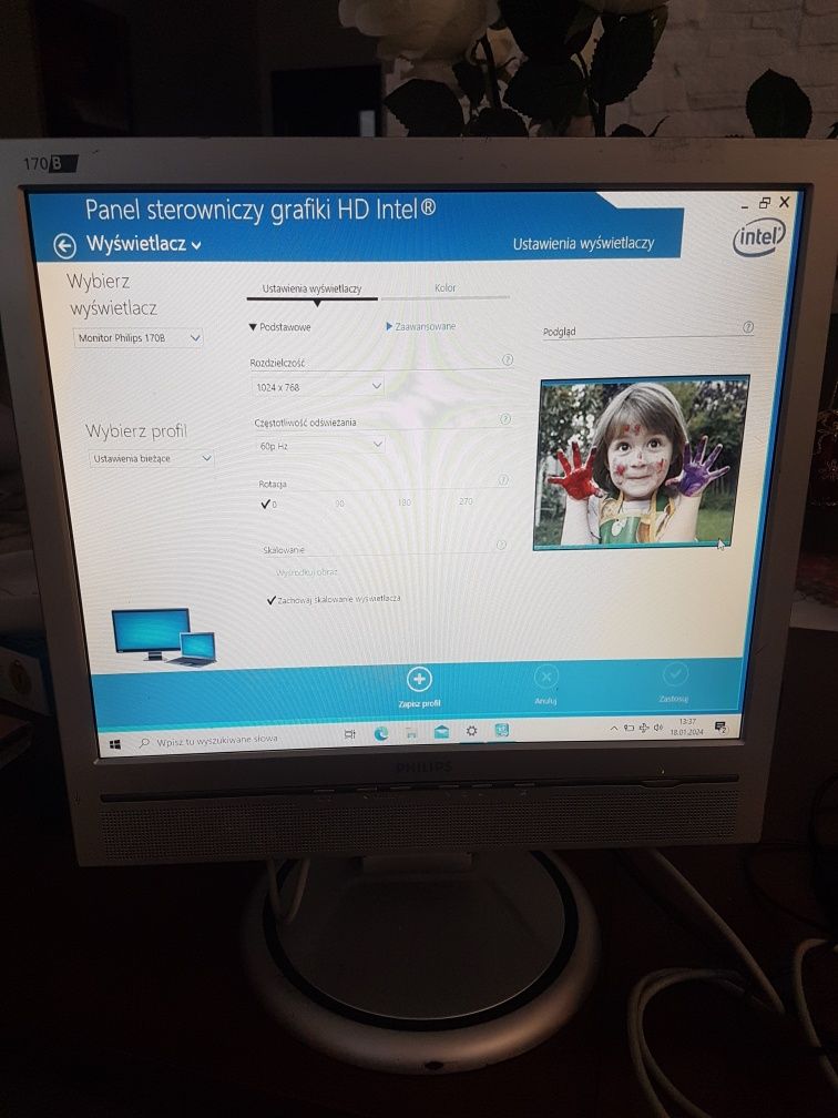 Monitor Philips 17 cali