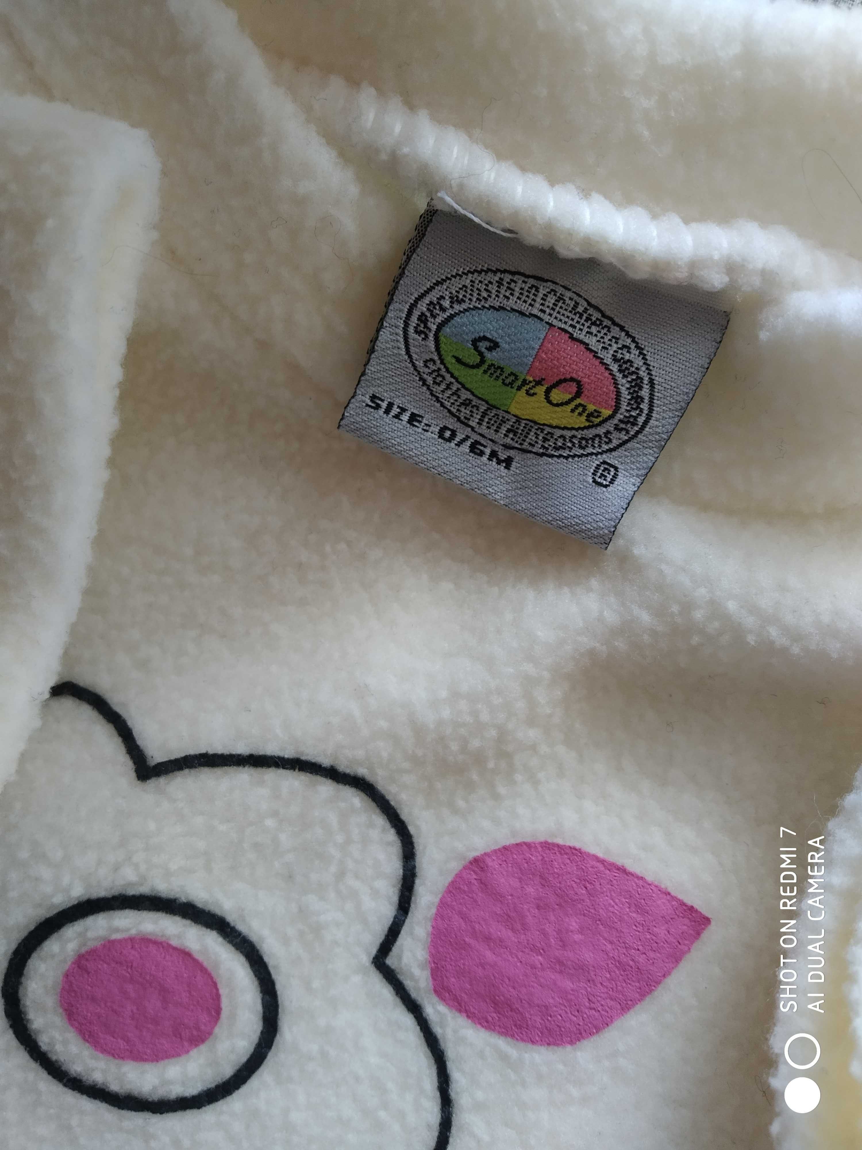 Bluza polar niemowlęcy dla dziewczynki rozm 68cm[6mies]