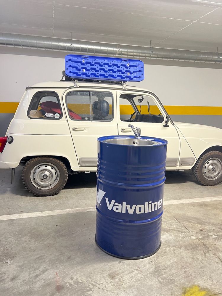 Lavatório bidon oleo valvoline