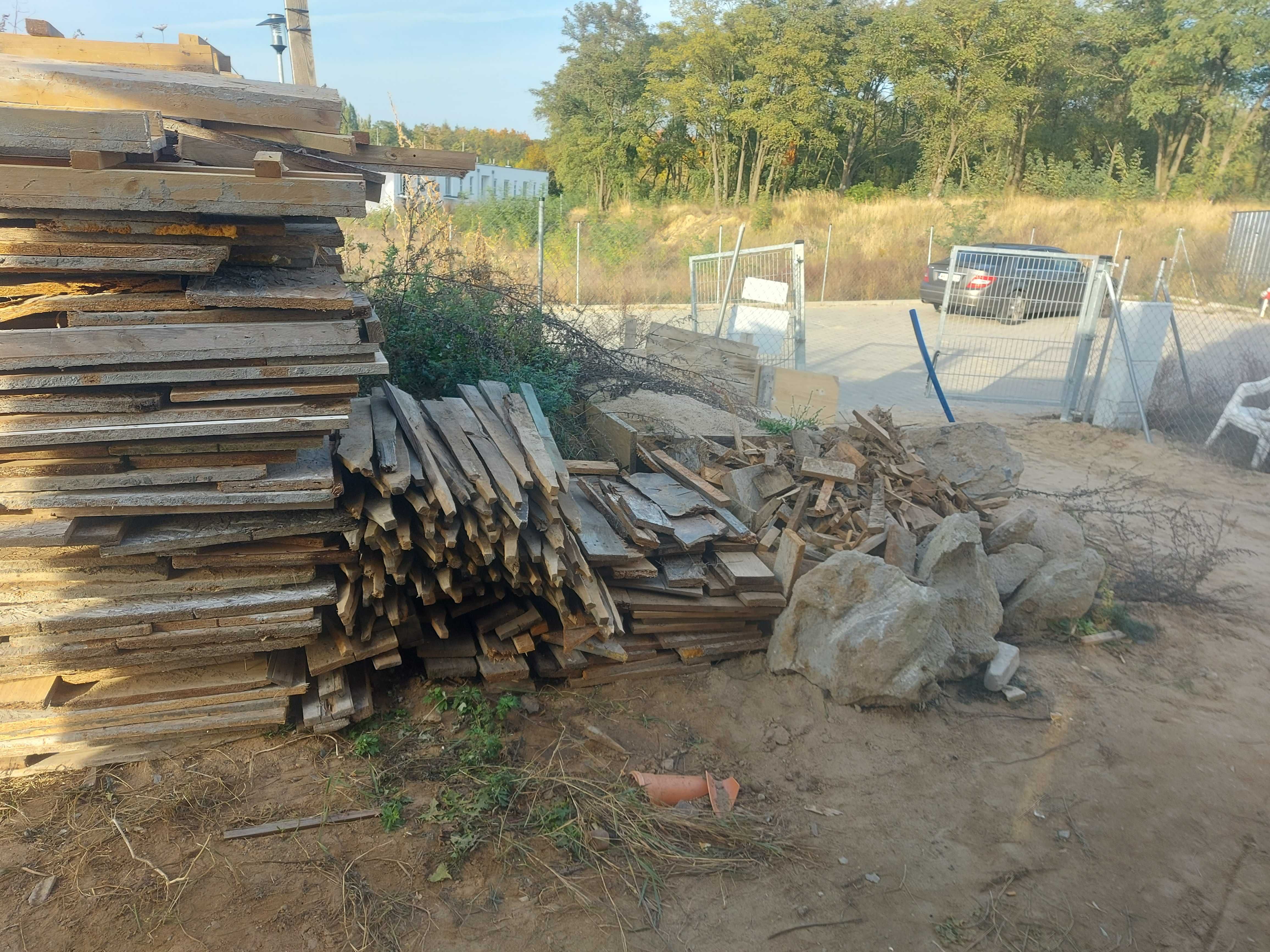 Drewno budowlane / tarcica / deski / płyty / łaty / SZALUNKI / ok 8m3