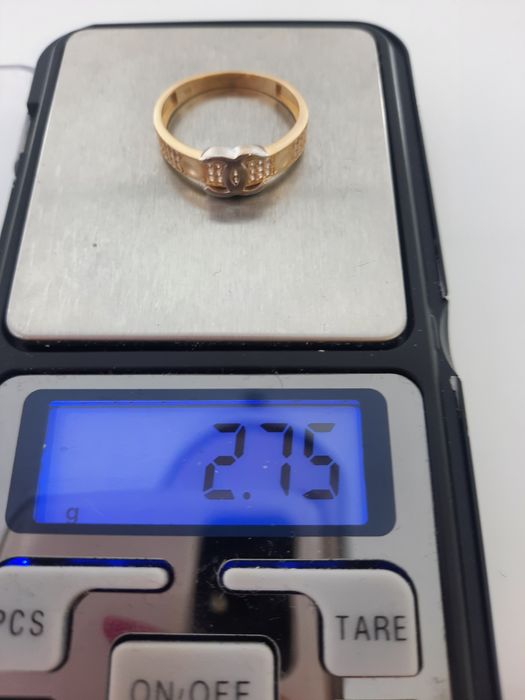 Złoty pierścionek Chanel. Próba 585 .Nowy (2043)