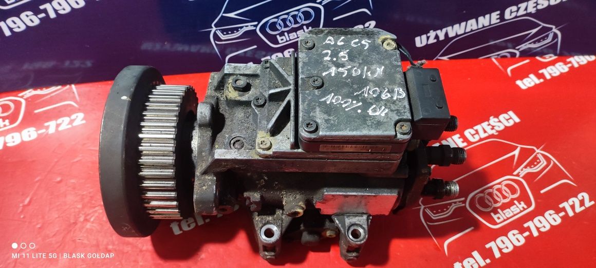 Pompa Wtryskowa Bosch 106 B Audi A6 C5 2.5 150 KM Blask Gołdap