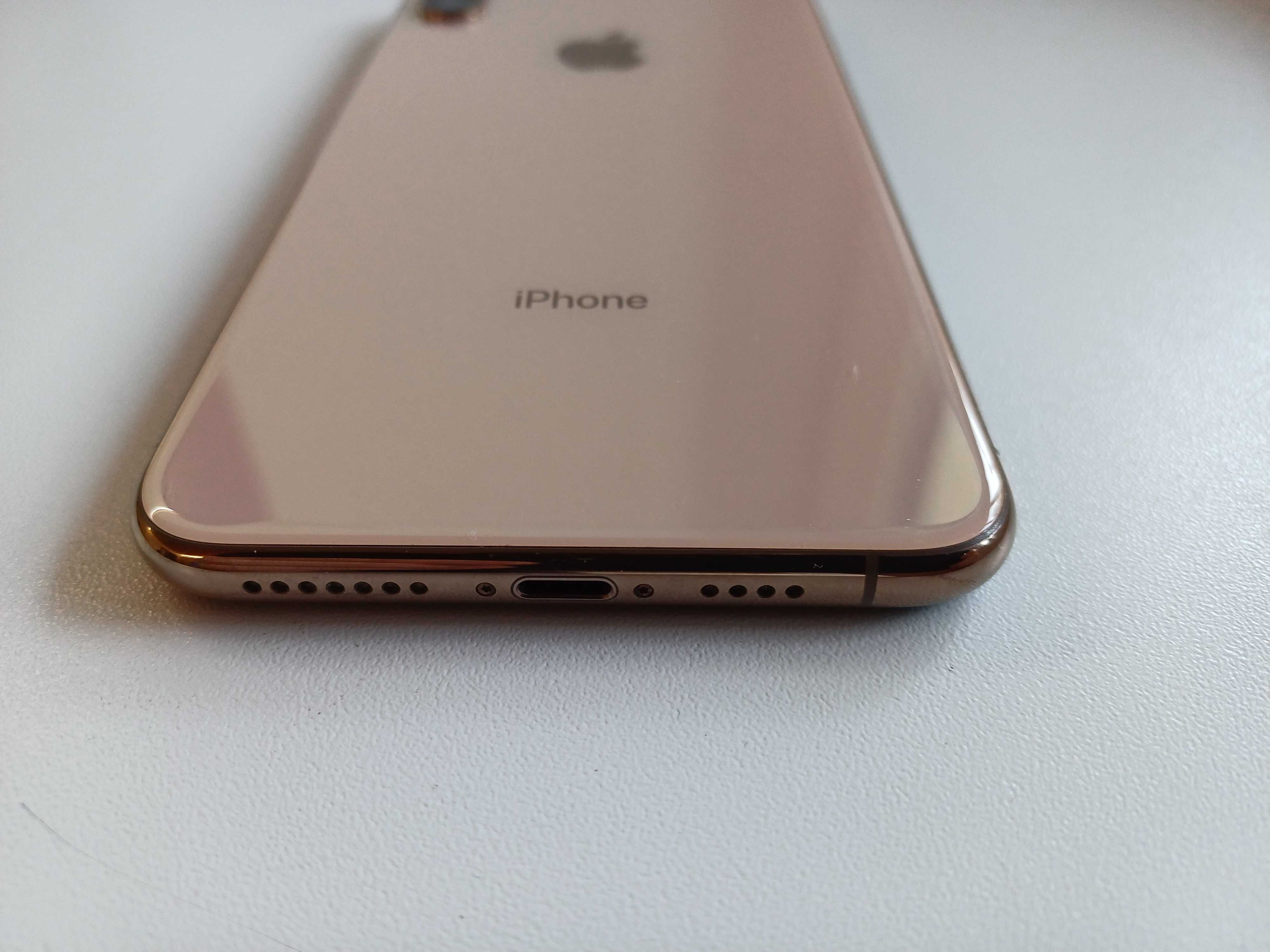 Iphone XS Max Dual Sim Gold Neverlock состояние музей, акб 87%