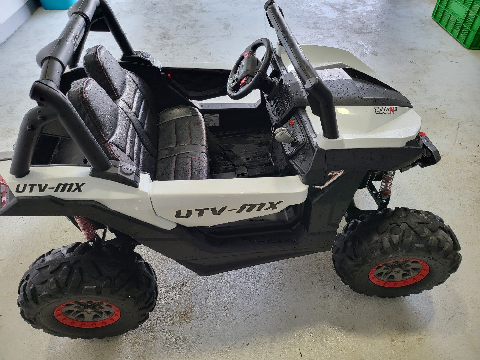 Jipe eletrico 2x12v 4x4 utv-ms branco