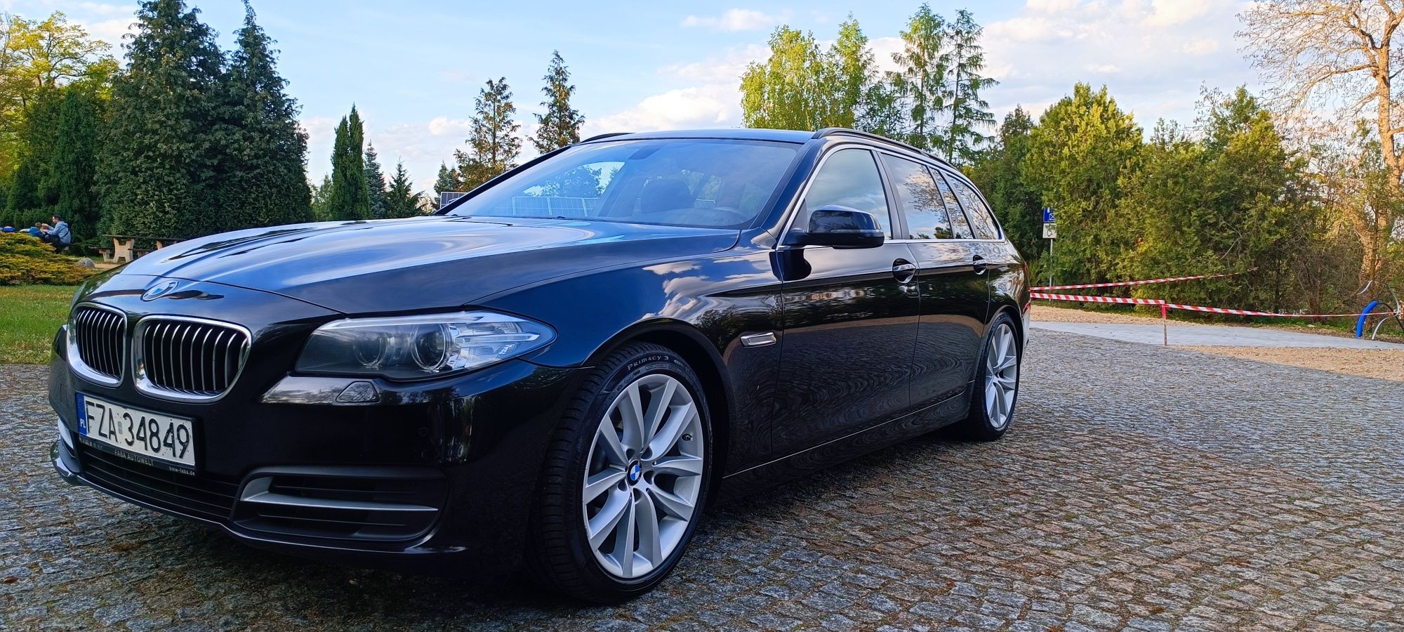 BMW Seria 5 520d 184PS* Czarna* Zarejstrowana w PL* 1 Właściciel