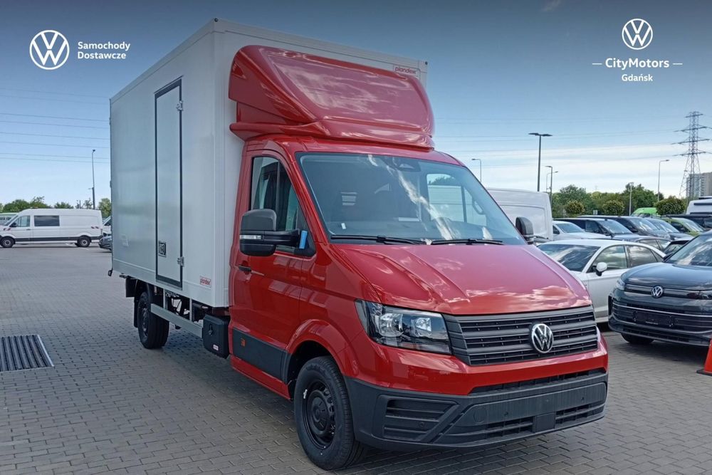Volkswagen Crafter  2.0TDI 177KM 420x210x220 Kontener Plandex Wzmocniony Aku Klima OD RĘKI