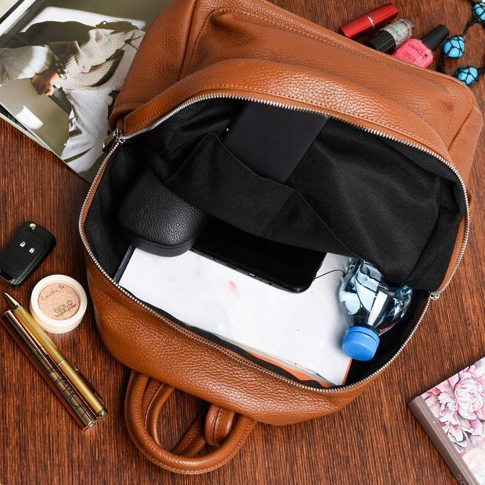 Włoski Plecak Skórzany A4 damski miękka SKÓRA P16