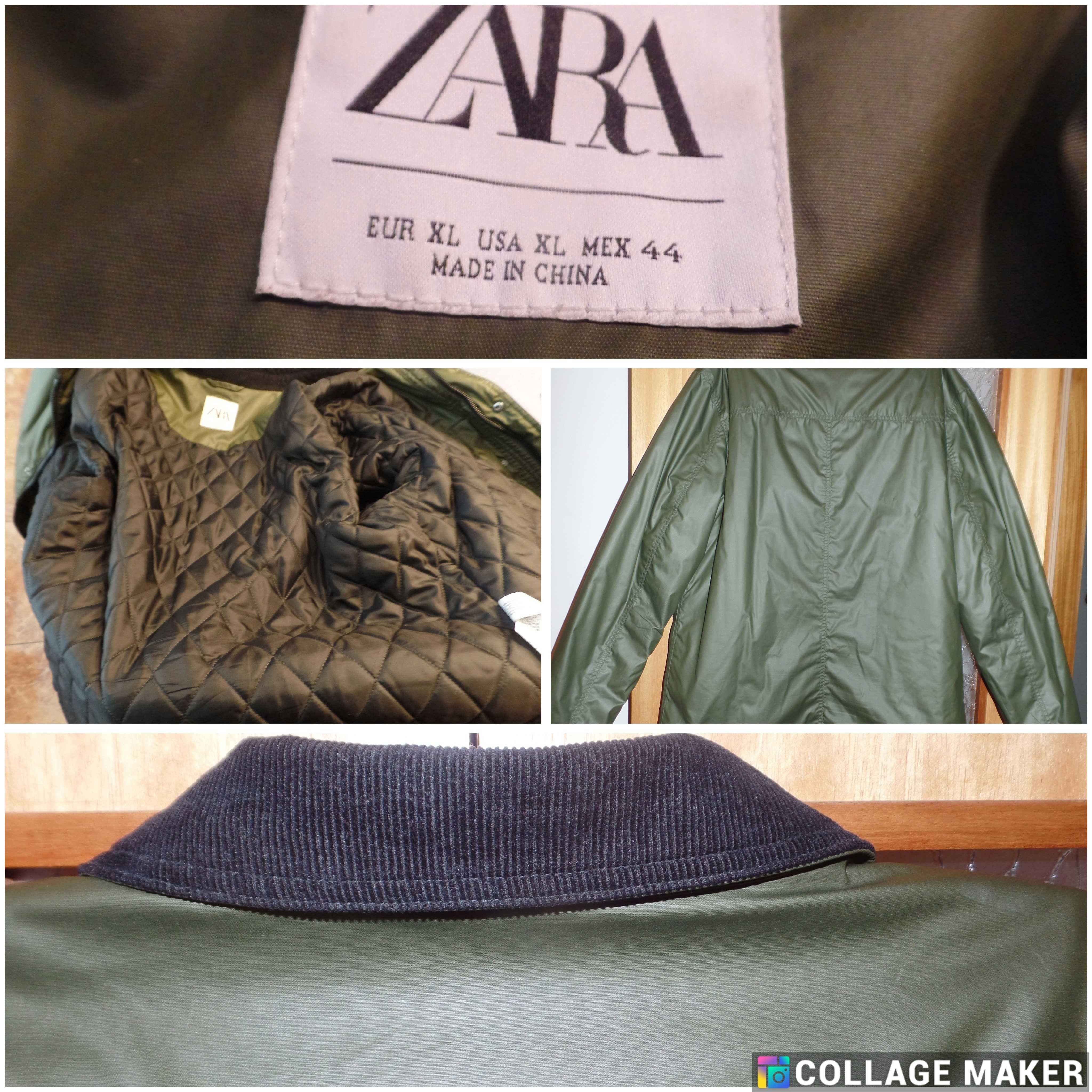 Casaco Zara XL cor verde em Bom Estado (BY)