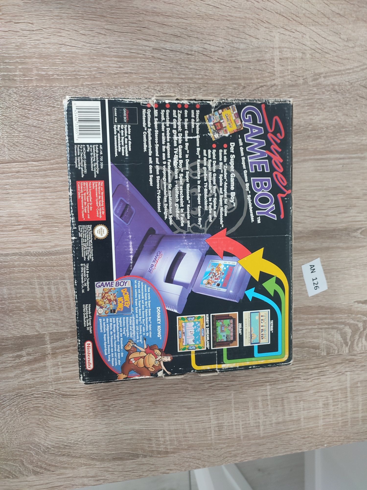 Adapter Super Nintendo SNES w boxie z manualem