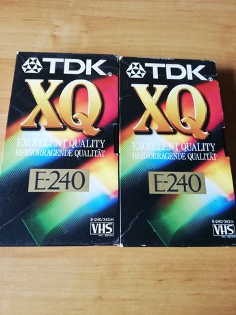 2 kasety VHS TDK E-240 XQ