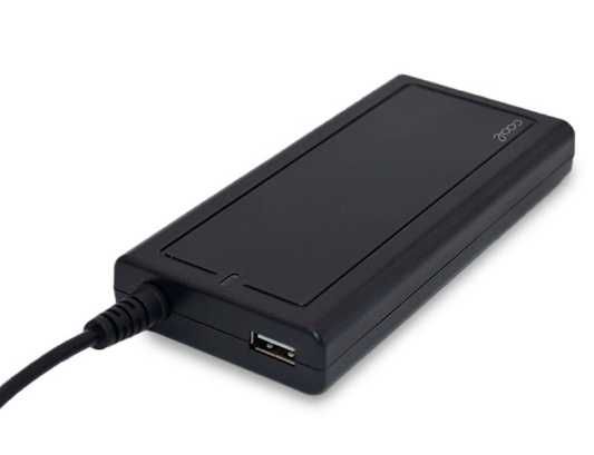Carregador Portátil Universal 90W Slim + 10 conectores (USB QC3.0)