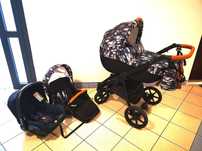 Wózek 2w1 Dynamic Baby Limitowana Edycja i nosidełko Maxi Cosi
