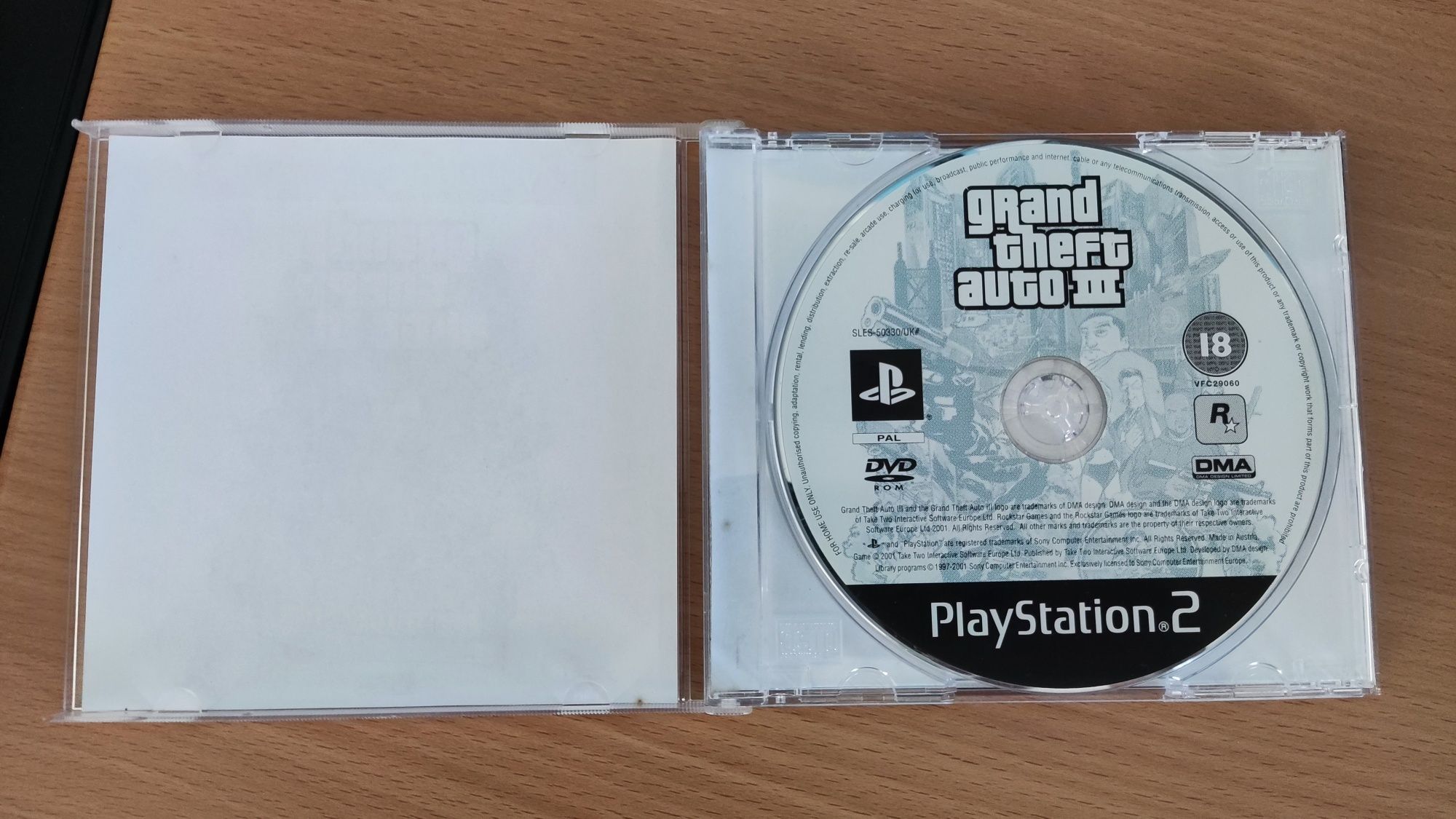 PlayStation 2 (PS2) GTA 3/III
