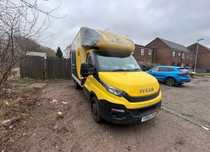 Iveco daily winda kontener 2.3 euro 6 niski przebieg Anglik