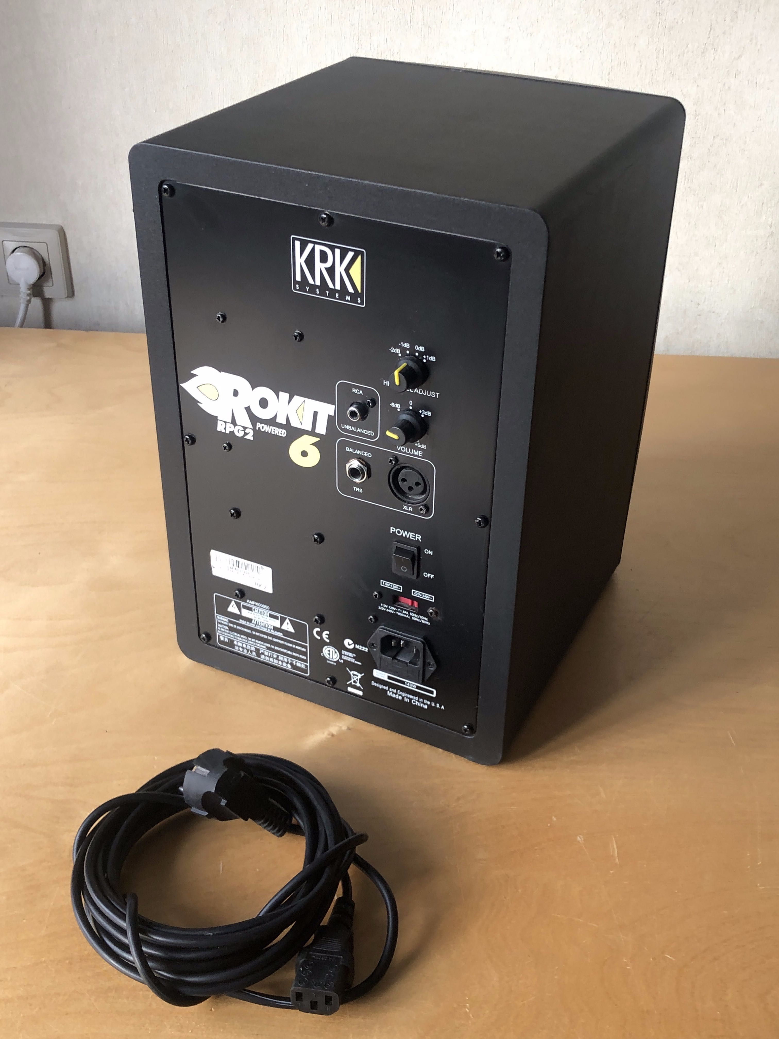 KRK Rokit 6 rpg 2 студійний монітор колонка активна