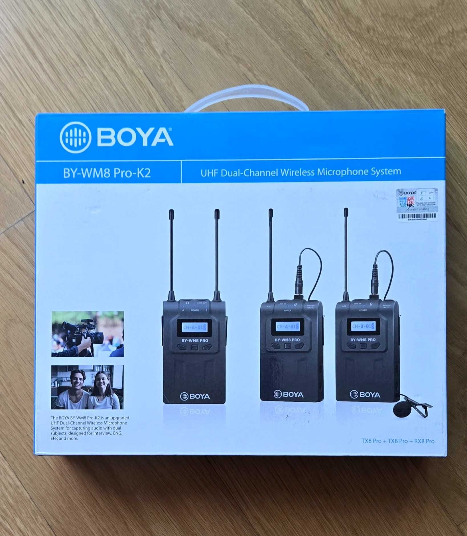 Microfone de Lapela BOYA BY-WM8 PRO-K2