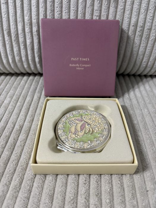 Metalowe lusterko kieszonkowe