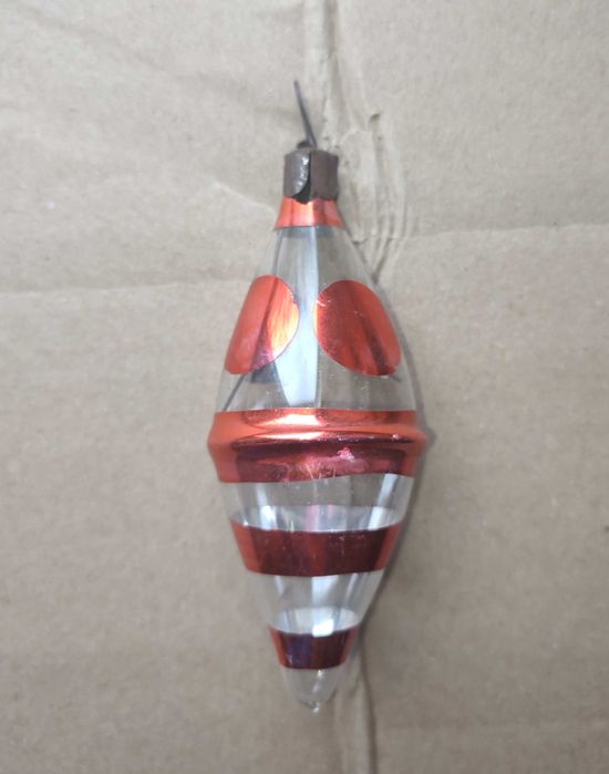 Ёлочная игрушка глинка СССР"