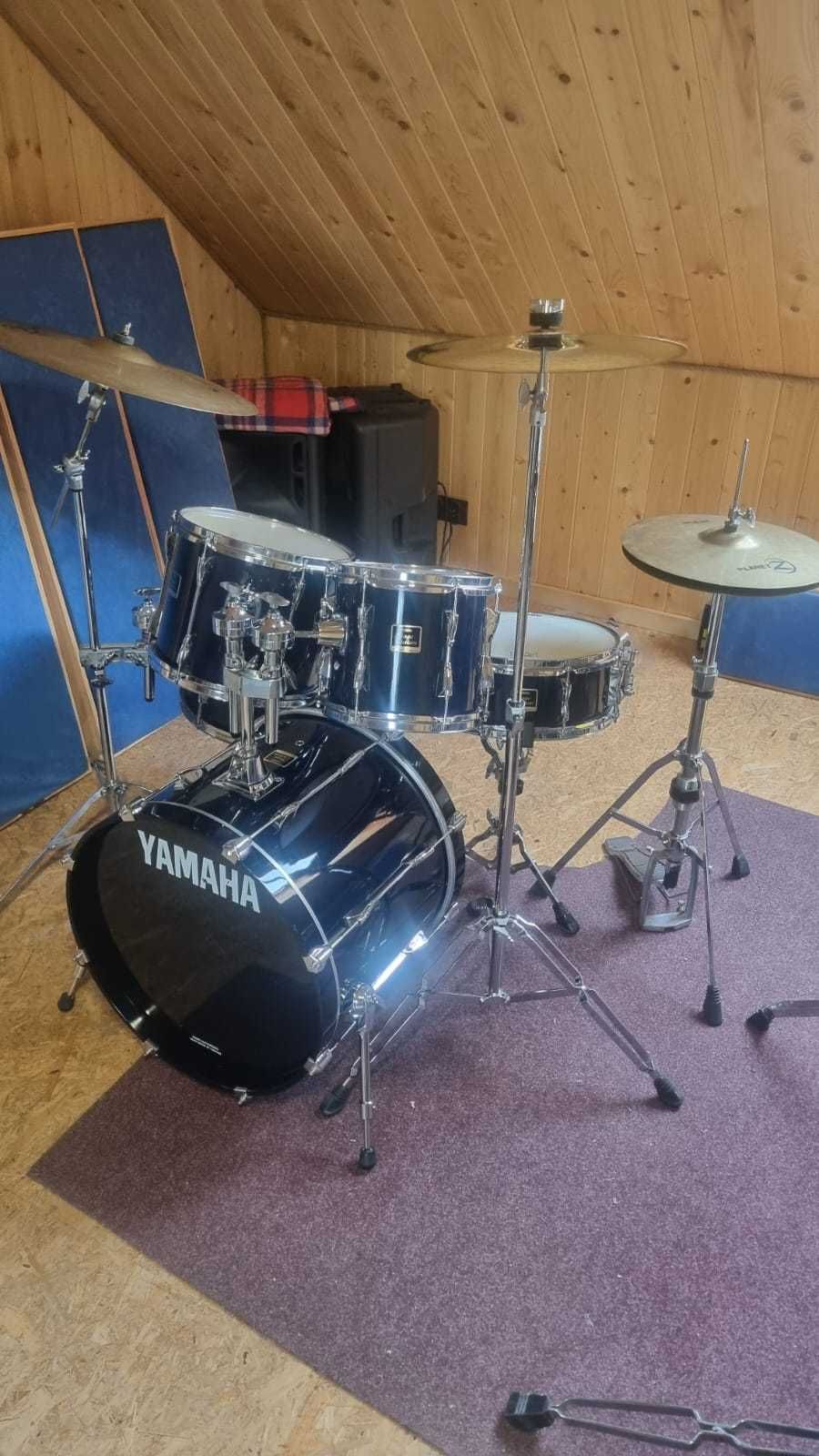 YAMAHA STAGE CUSTOM+talerze Zidjian-kompletna perkusja