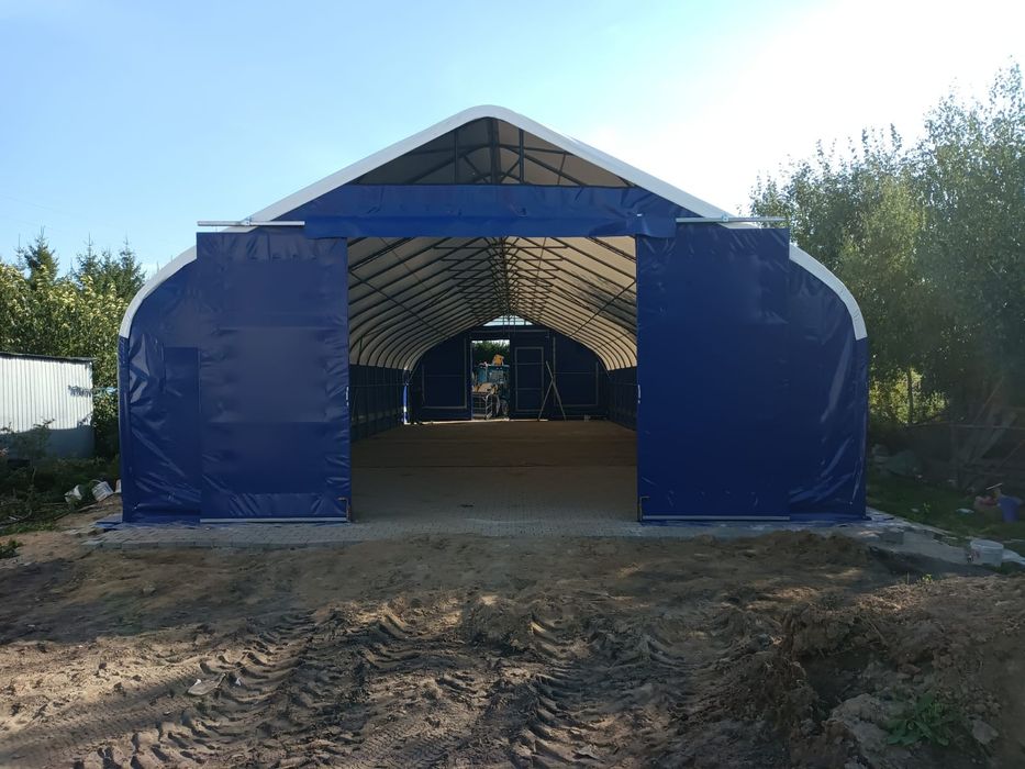 Hala łukowa 9x20x5m 180m2 DOSTĘPNA OD RĘKI na bele garaż wiata magazyn