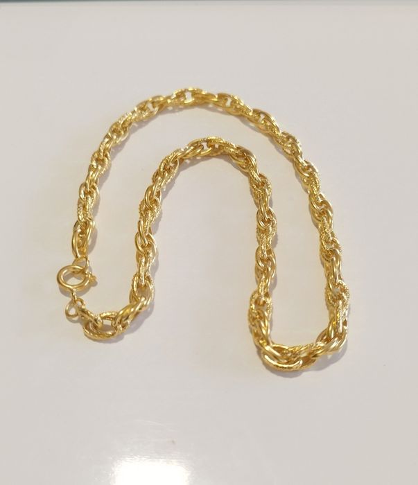 Fio dourado em prata 925