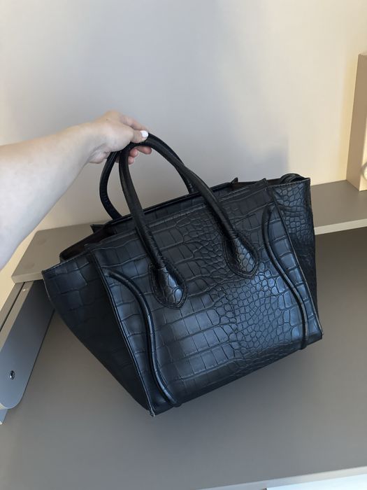 Большая черная сумка велика чорна сумка