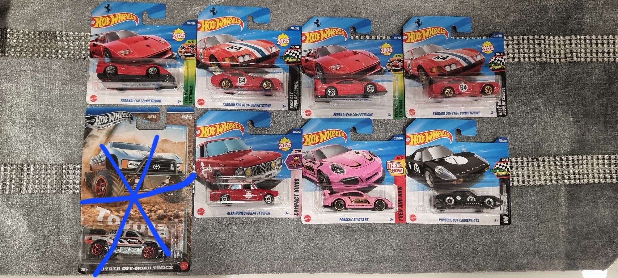 Hotwheels ferrari porsche