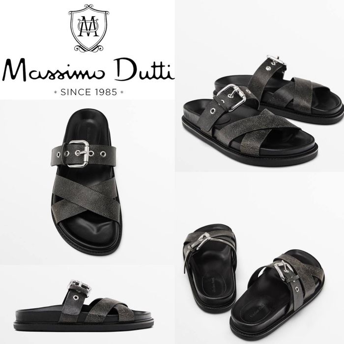 Продам жіночі шкіряні сандалі Massimo Dutti