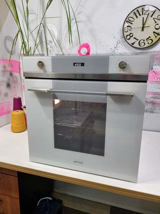ТОП Smeg Italy біла духова шафа духовка пічка печка духовой шкаф