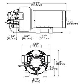 Bomba Alta Pressão 12 Volt. FLOJET (nova)