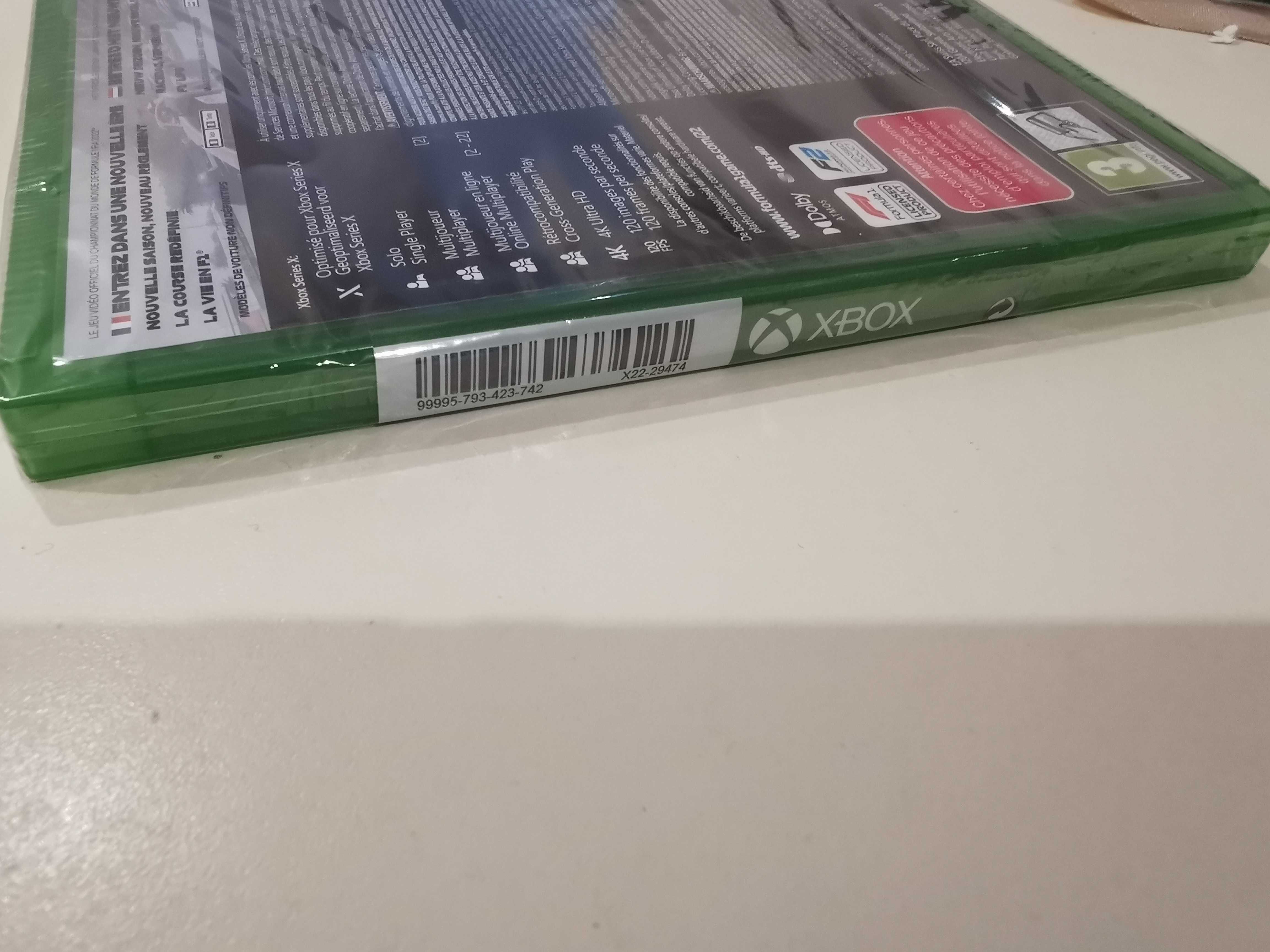 Gra F1 2022 Xbox one nowa w folii.