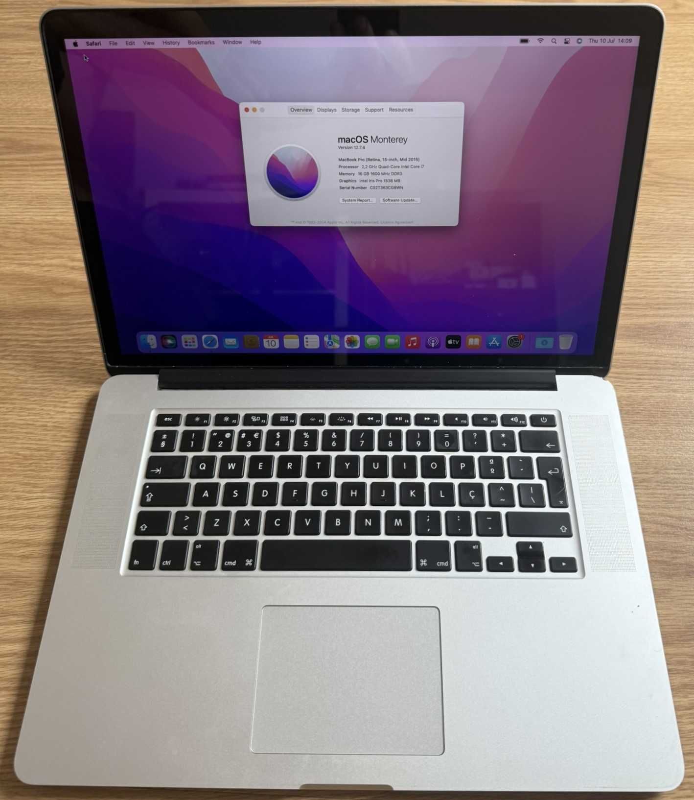 Macbook Pro 15 - A1398