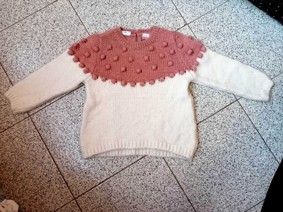 Camisola menina quentinha 4-5 anos