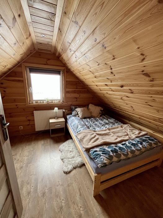 Domek z balią do wynajęcia nad jeziorem, nocleg podlasie