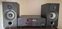 Zestaw Stereo amplituner  Yamaha  RN500 + kolumny  Elac  Debut  62-BK