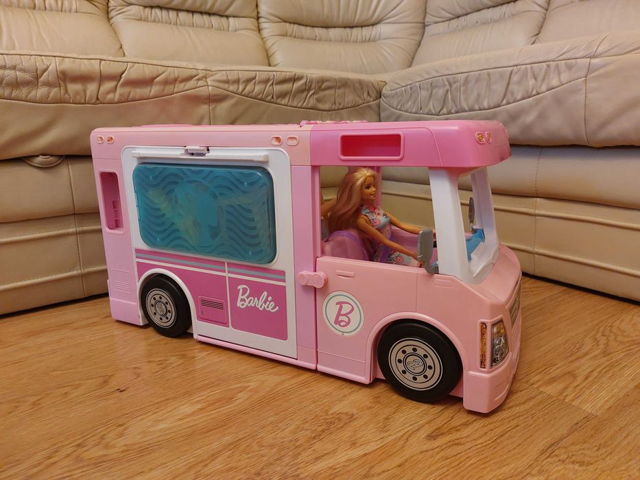 barbie, kamper 3w1, ghl93 plus lalka gratis