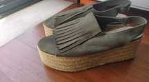 Sandálias Pull and Bear Verdes