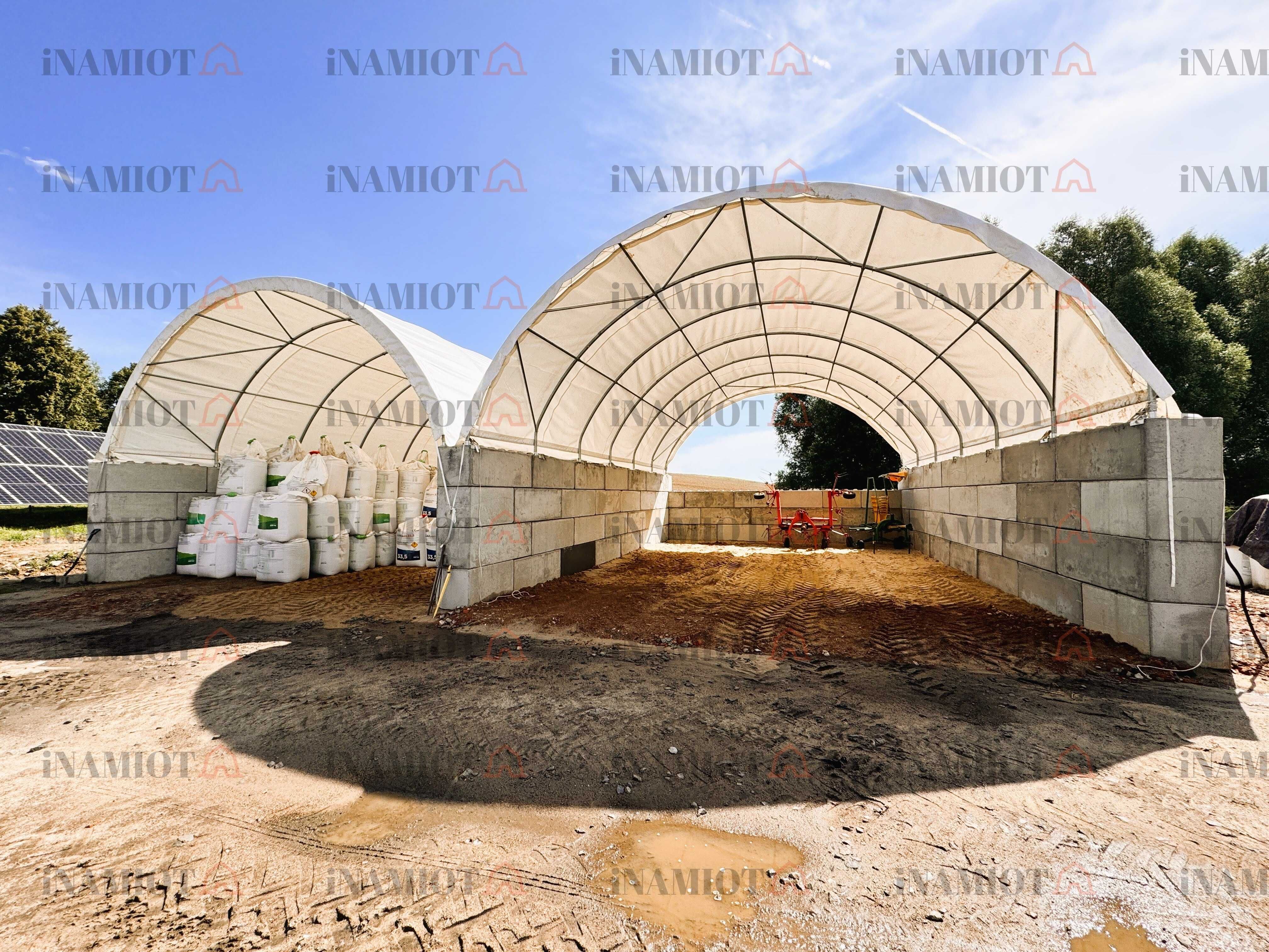 Zadaszenie kontenerów hala namiotowa 8x12 m wiata kontenerowa morskich