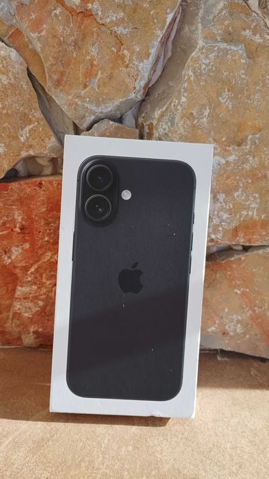 iPhone 16, preto, 128GB NOVO